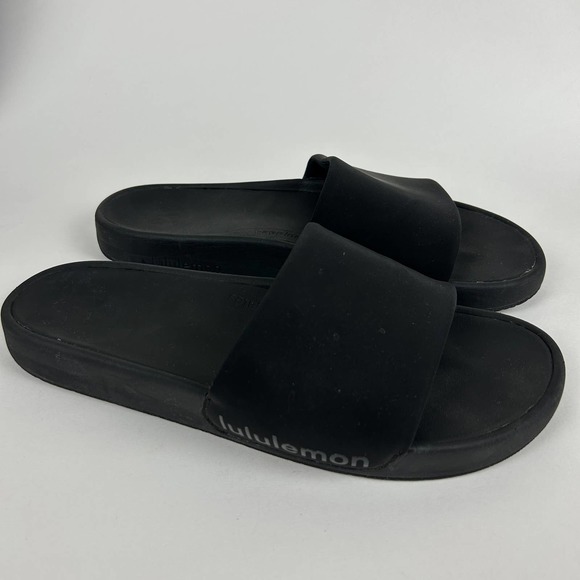 lululemon athletica Shoes Lululemon Mens Black Restfeet Slides